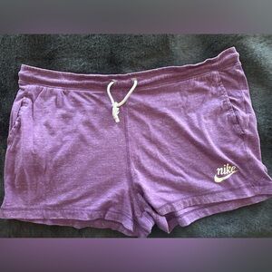 🔴 FINAL MARK ⬇️ - Lilac Purple Athletic Lounge elastic drawstring shorts GUC